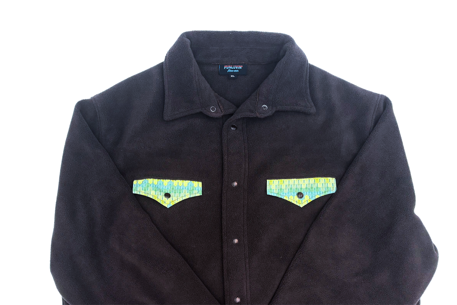 Gone' Fishin' Fleece Pearl Snap — FunLuvin' Fleecewear